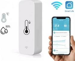 Tuya TH-01 belaidis temperatūros ir drėgmės jutiklis, WiFi