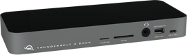 displayport kabelis - OWC Thunderbolt 3 Dock 14-Port - Pilka (Gray) - 1 nuotrauka
