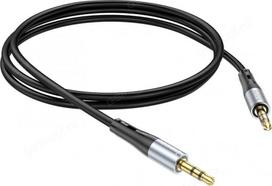 aux laidas - Hoco UPA22 AUX Jack 3.5 mm į Jack 3.5 mm 1m Juodas (Black) - 1 nuotrauka