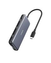 Anker USB-C Hub 8-in-1 Single Display 4K HDMI, Ethernet, 10Gbps Pilkas (Gray)