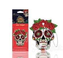 Stilingas oro gaiviklis "Kaukolė" Aroma Dia De Los Muertos Silver Tatoo