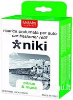 Mr&Mrs Fragrance automobilio oro gaiviklio Niki papildymas Citrus & Musk