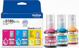Brother BTD180CL | Ink refill | Yellow, Cyan, Magenta | BTD180CLVAL