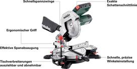 pjovimo skersines - Metabo KS 216 M 1350W - 3 nuotrauka