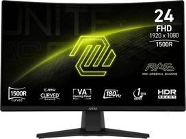 MSI MAG 242C 23.6", VA, Full HD, 180Hz, Juodas (Black)