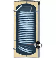 silumokaitis vanduo vanduo - Sunsystem SWPN200 | Enameled Water Heater 200L with Heat Exchanger 1.9 m - 1 nuotrauka