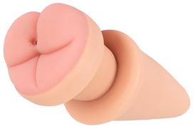 Nature Skin 2-in-1 Butt Plug & Extension - Natūralus (Natural)