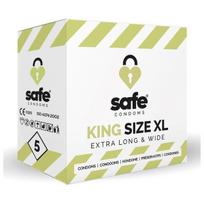 Prezervatyvai Safe King Size XL extra long & wide