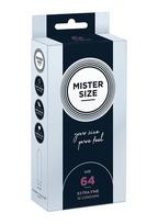 mister size - Prezervatyvai Mister Size 64 mm, 10 vnt. - 1 nuotrauka
