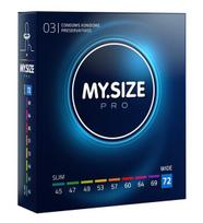 Prezervatyvai My.Size Pro 72 mm, 3 vnt.