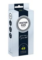 mister size - Prezervatyai Mister Size 49 mm, 10 vnt. - 1 nuotrauka