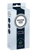 mister size - Prezervatyvai Mister Size 47 mm, 10 vnt. - 1 nuotrauka