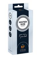 mister size - Prezervatyvai Mister Size 57 mm, 10 vnt. - 1 nuotrauka