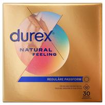 prezervatyvai durex natural - Prezervatyvai Durex Natural Feeling, 30 vnt. - 1 nuotrauka