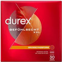 8 xxl - Prezervatyvai Durex Gefühlsecht XXL, 30 vnt. - 1 nuotrauka