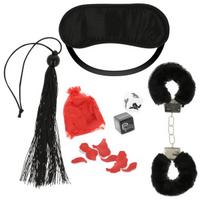 fetisui - BDSM rinkinys Ohmama Couples Set 2, juodas/raudonas - 1 nuotrauka