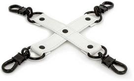Šviečiantis Bdsm kaklaraištis rankoms ir kojoms - Ns Novelties Glo Hog Tie