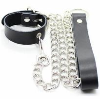 fetisui - BDSM apykaklė su pavadėliu Ohmama Fetish Necklace, juodas - 1 nuotrauka