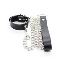 fetisui - BDSM apykaklė su pavadėliu Ohmama Fetish Necklace, juodas - 3 nuotrauka