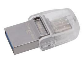 usb c atmintukas 128 - Kingston DT DUO 3C 128GB - 2 nuotrauka