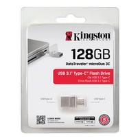 usb c atmintukas 128 - Kingston DT DUO 3C 128GB - 8 nuotrauka