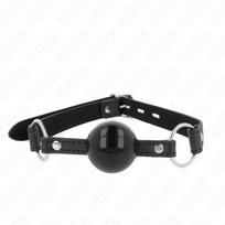 fetisui - Burnos dirželis Kink Ball, juodas - 1 nuotrauka