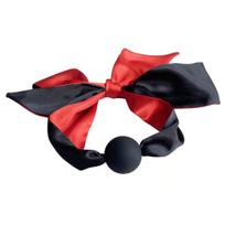 Burnos kaištis Dark Red Brand Elegance Gag, juoda&raudona