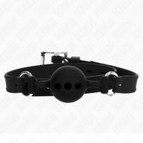 Burnos kamuoliukas Kink Full Silicone, juodas