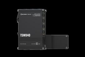 Teltonika TSW040 8-Port PoE+ Nevaldomas Pramoninis Šakotuvas 10/100 Mbps
