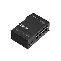 din sakotuvas - Teltonika TSW040 8-Port PoE+ Nevaldomas Pramoninis Šakotuvas 10/100 Mbps - 6 nuotrauka