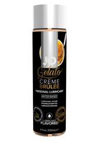 Lubrikantas System JO Gelato Crème Brûlée, vandens pagrindu, su skoniu, 120 ml