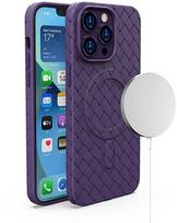 Hurtel "Woven Case for iPhone 13 Pro" Violetinis (Purple)
