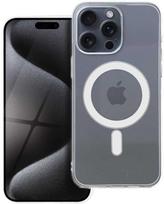 Dėklas Apple iPhone 15 Pro Max Skaidrus (Transparent) MagSafe 2 mm