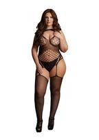 Le Desir viso kūno kojinė Suspender Bodystocking