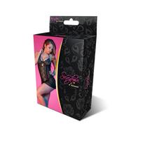 stringai moterims - Seksuali suknelė Sexy Time, juoda - 3 nuotrauka