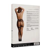 keliaraistis - Juosmens diržas Le Desir Striped Fishnet Garterbelt - 5 nuotrauka