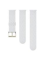 SUUNTO 20mm SILICONE WHITE/GOLD