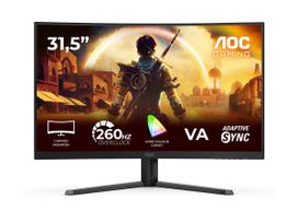 240hz hdmi - AOC C32G42ZE 31.5", VA, 260Hz, lenktas (Curved) - 10 nuotrauka