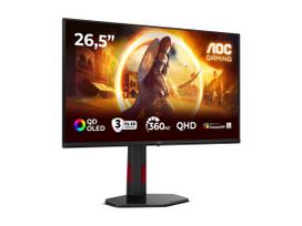 monitorius 27 - AOC AGON Q27G4SDR 26.5", QD-OLED, 360Hz, Juodas (Black) - 10 nuotrauka