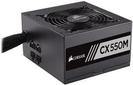 corsair rm1000x - Corsair CX550M Semi-Modular ATX Power Supply, 100-240V, 550W - 1 nuotrauka