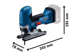 bosch siaurapjuklis - Bosch GST 18V-125 S Solo - 13 nuotrauka