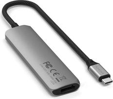 satechi usb c - Satechi 4-in-1 USB-C Slim Multiport Adapter 4K, Kosminė pilka (Space Grey) - 3 nuotrauka