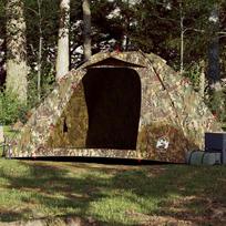 vidaXL žvejybos palapinė, kamufliažinė (Camouflage), keturvietė, greito atleidimo