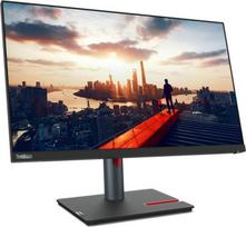 monitorius lenovo thinkvision p24h - Lenovo ThinkVision P24h-30 23.8", IPS, 2K QHD, juodas (black) - 3 nuotrauka