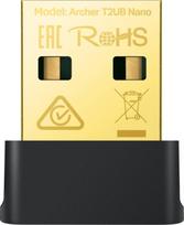 tp link ac600 archer t2u plus - TP-Link Archer T2UB Nano bevielio tinklo adapteris Juodas (Black) - 1 nuotrauka