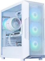korpusai atx argb - Zalman I3 NEO V2 Mid Tower Baltas (White) - 1 nuotrauka