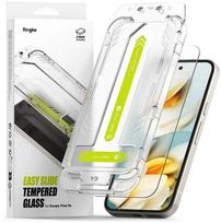 google pixel 9a stiklas - Ringke "Easy Slide" 2vnt. Grūdinto Stiklo Apsauginis Stiklas Google Pixel 9A - Skaidrus (Transparent) - 1 nuotrauka