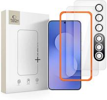 samsung s25 ekranas - Tech-Protect "Easy Set+" 3 vnt. Grūdintas stiklas Samsung Galaxy S25 FE Skaidrus (Transparent) - 1 nuotrauka
