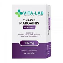 Vita-Lab tikrasis margainis 156 mg Silimarinas, 30 tablečių