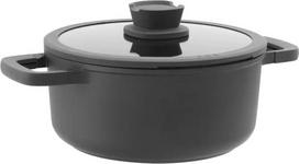 berghoff puodai - BergHOFF Stone+ 3950593 Puodas, 24 cm, 4.4 l Juodas (Black) - 1 nuotrauka